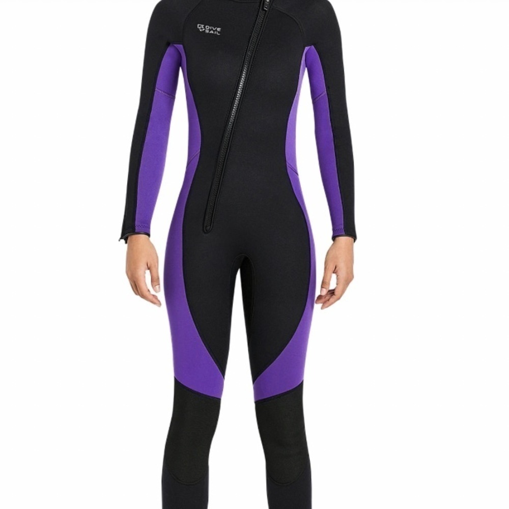 Women's Men's Wetsuit 3mm
Neoprene Front Zip Fulllength